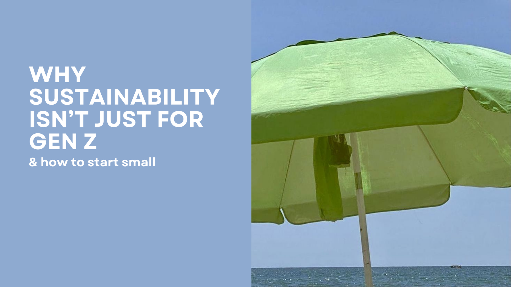 💧 Why Sustainable Beauty Isn’t Just for Gen Z — and How to Start Small