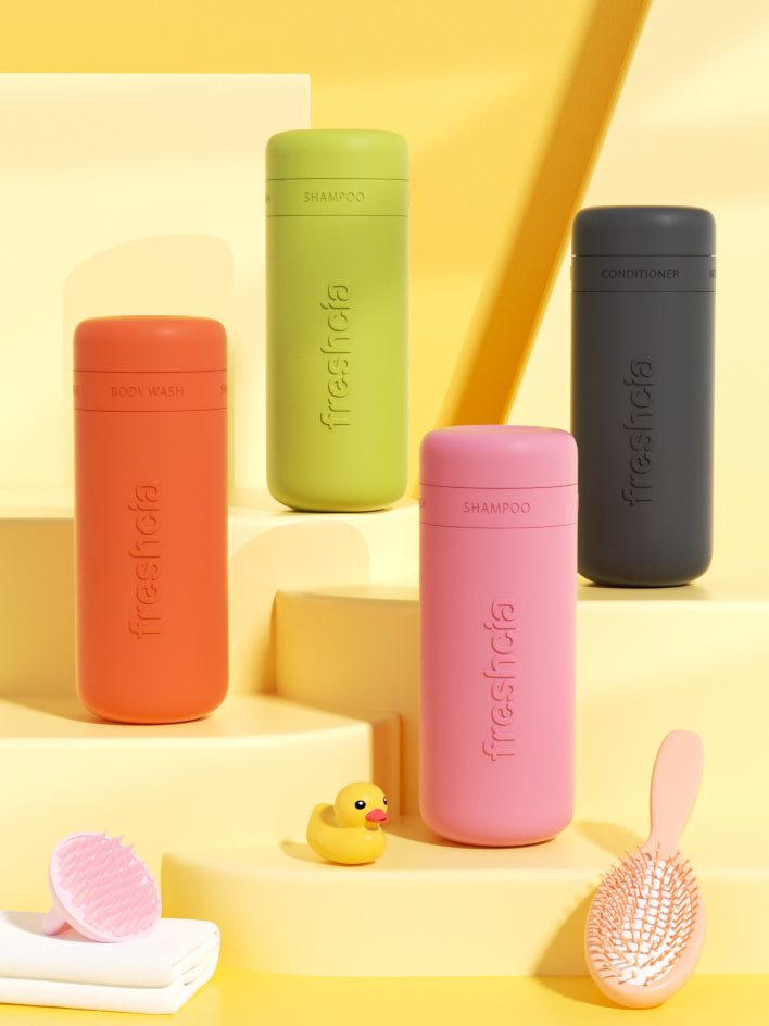 Flexifill Bottle & Powder-to-gel Body Wash Starter Kit