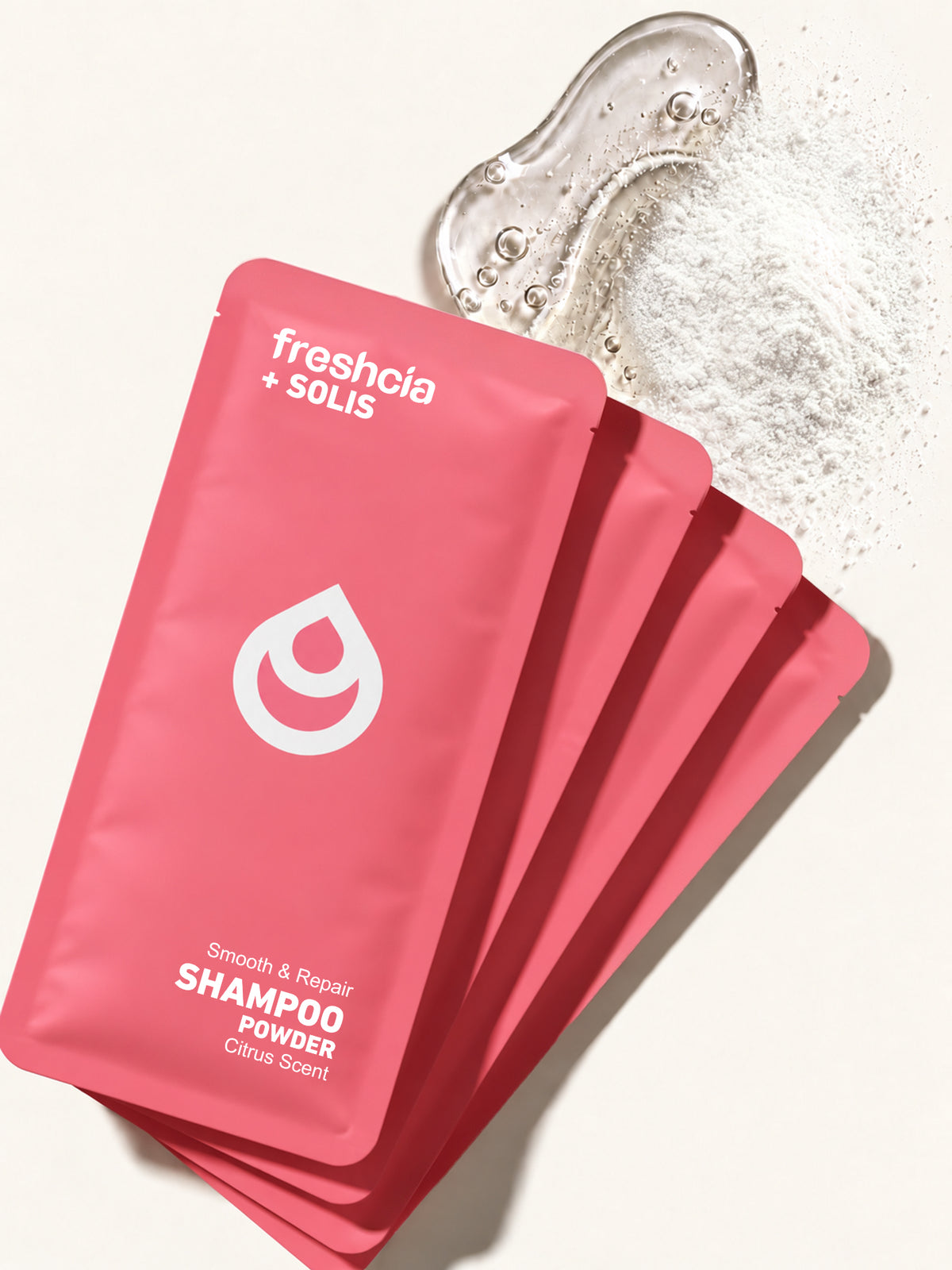 Powder-to-Gel Smooth & Repair Shampoo Refill Box (4x Pack)